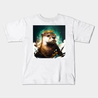 The Otter King Kids T-Shirt